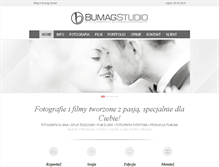 Tablet Screenshot of bumagstudio.com